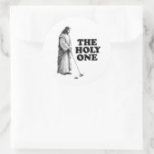 聖おもしろいなるイエスをゴルフで ラウンドシール (バッグ)