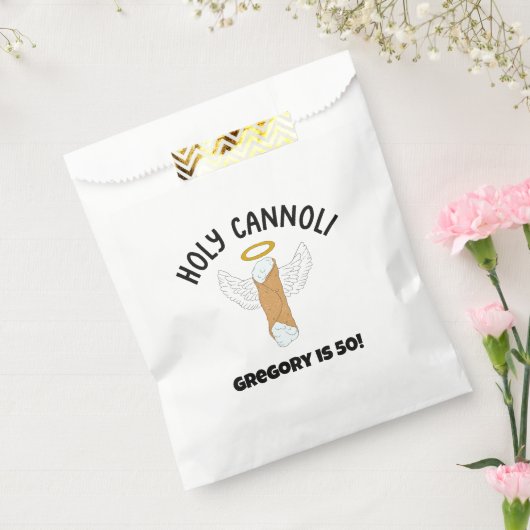 聖おもしろいカノリをテーマイタリアンにしたカスタムメッセージ フェイバーバッグ (封をした状態)