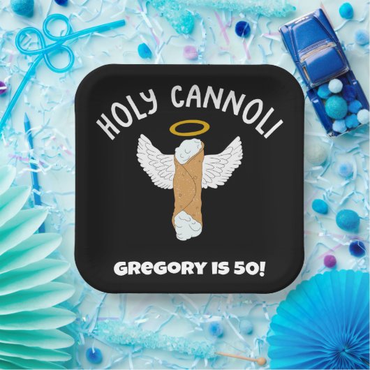 聖おもしろいカノリをテーマイタリアンにしたパーティー ペーパープレート (パーティー)