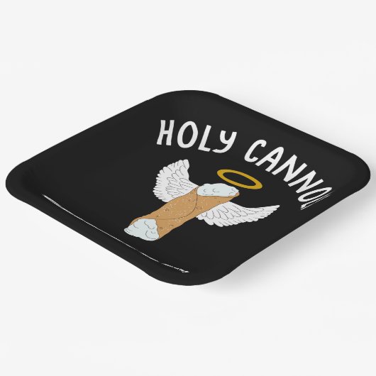 聖おもしろいカノリをテーマイタリアンにしたパーティー ペーパープレート (傾斜あり)