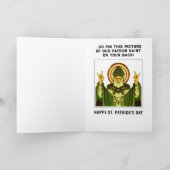 聖おもしろいパトリックの日 カード (内部)