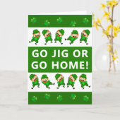 聖おもしろいパトリックの日 カード (黄色い花)