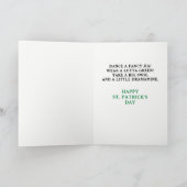 聖おもしろいパトリックの日 カード (内部)