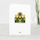 聖おもしろいパトリックの日 カード (裏面)