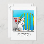 『聖おもしろいピーターロックアウト』はがき ポストカード (正面/裏面)