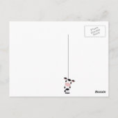 聖おもしろい牛あなたは50誕生日はがき ポストカード (裏面)