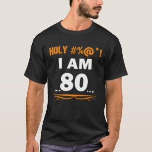 聖おもしろい180歳80誕生日ギフト Tシャツ