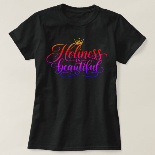 聖さは美しい  Tシャツ (デザイン正面)
