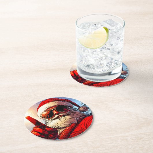 聖すてきサンタディバイン ラウンドペーパーコースター (インサイチュ)