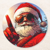 聖すてきサンタディバイン ラウンドペーパーコースター (正面)