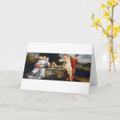 聖と不敬の愛、ティツィアーノ・ベチェリ， 1515 カード (黄色い花)