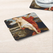 聖と不敬の愛、ティツィアーノ・ベチェリ， 1515 スクエアペーパーコースター (アングル)