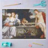 聖と不敬の愛、ティツィアーノ・ベチェリ， 1515 薄葉紙 (クラフト)