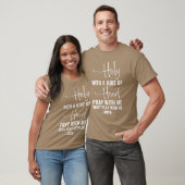 聖なるものに少しヒップホップを Pray with Me Dont Play wi Tシャツ (ユニセックス)
