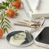 聖なるイエスと聖なる顔の聖人 キーホルダー (正面右)