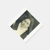 聖なるイエスと聖なる顔の聖人 スタンダードカクテルナプキン (角)