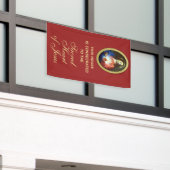 聖なるイエスのハートを聖別する 横断幕 (ビルの外側)