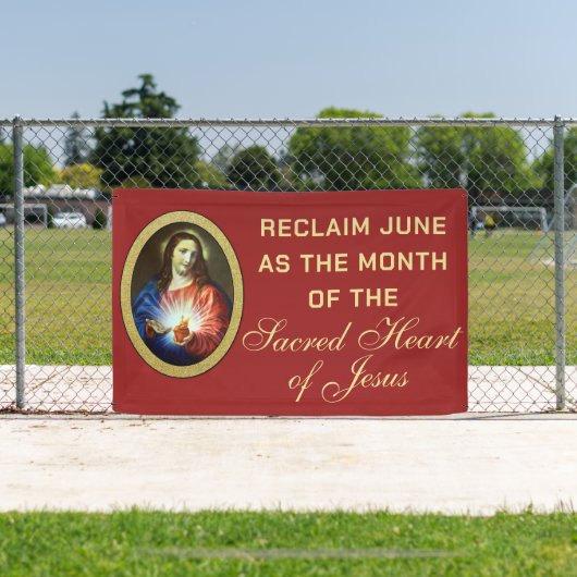 聖なるイエスのハートを聖別する 横断幕 (インサイチュ)