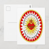 聖なるイエスの心臓 ポストカード (正面/裏面)