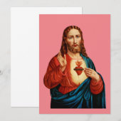 聖なるイエスの心 招待状 (正面/裏面)