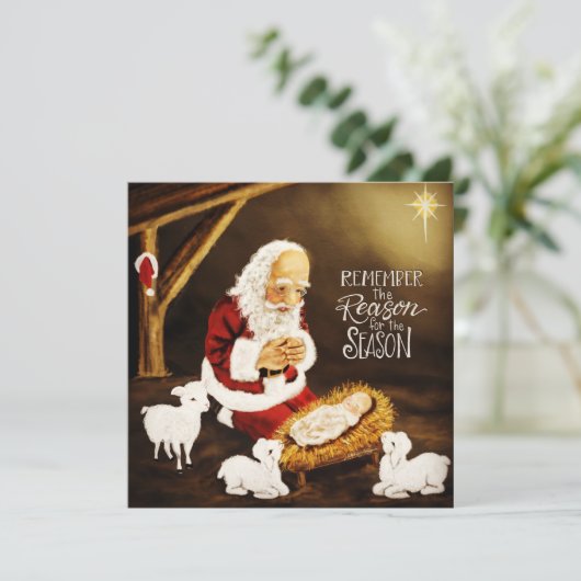 聖なるイエス　季節の理由　美しい シーズンカード (スタンド正面)