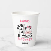 聖なるカウガール 1歳の誕生日パーティー 紙コップ (正面)