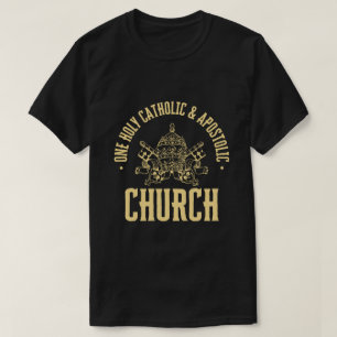 聖なるカトリック教会と使徒教会 Tシャツ