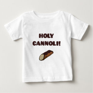 聖なるカンノーリ 楽しい食べ物 イタリアン ベビーTシャツ
