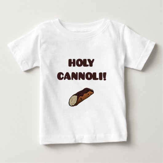 聖なるカンノーリ 楽しい食べ物 イタリアン ベビーTシャツ (正面)