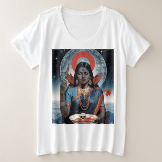 聖なるカーリー プラスサイズTシャツ