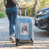 聖なるキリストの顔 シール (スーツケースインサイチュ)