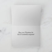 聖なるクラップサンタキットクリスマスカード シーズンカード (内部)