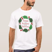 聖なるクリスマスの輪 Tシャツ (正面)