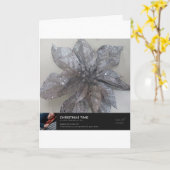 聖なるクリスマス カード (黄色い花)