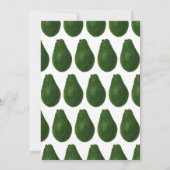 聖なるグアカモレ私たちは赤ちゃんのシャワーを持っている 招待状 (裏面)