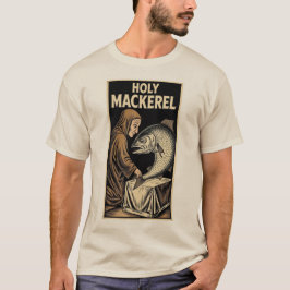 聖なるサバのフィッシュカルト Tシャツ