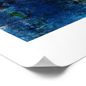 聖なるサンスクリット語のハート ポスター (角)