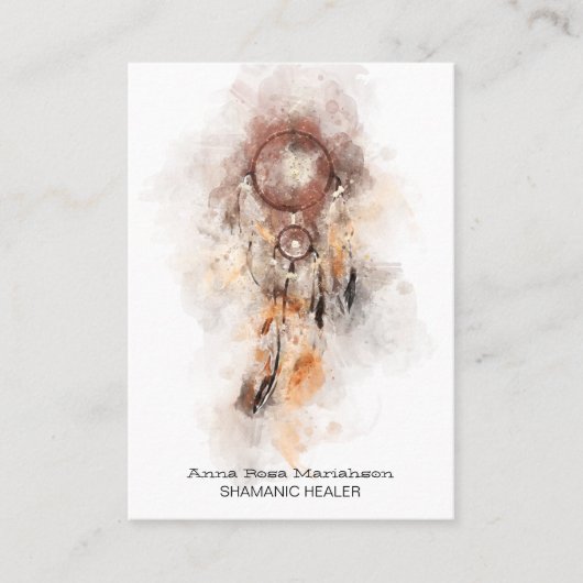 *~*聖なるシャーマンの夢を捕らえるシャーマンの部族 名刺 (正面)