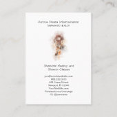 *~*聖なるシャーマンの夢を捕らえるシャーマンの部族 名刺 (裏面)