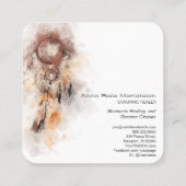 *~*聖なるシャーマン-部族の夢捕手シャーマン スクエア名刺 (裏面)