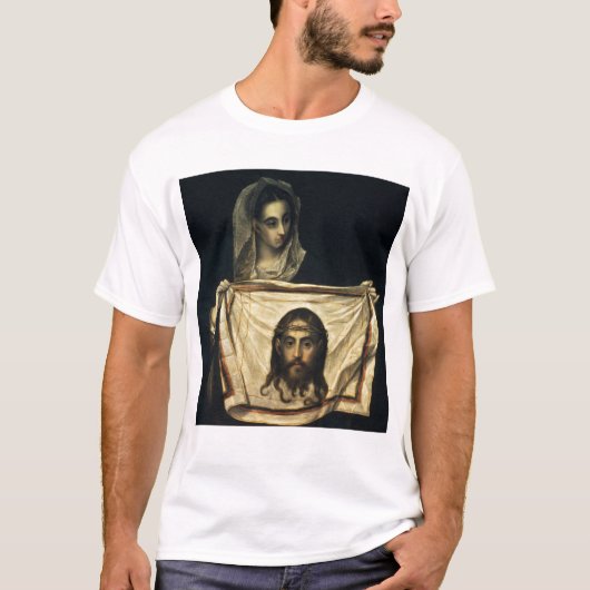 聖なるシュラウドを持つ聖ベロニカ Tシャツ (正面)