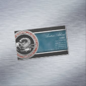 聖なるシルバースコーピオンブラック マグネット名刺 (インサイチュ)