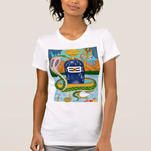 聖なるシヴァリンガム - 神聖なマハーデーヴの精神的なTシャツ Tシャツ