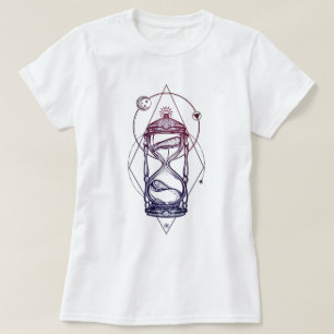 聖なるジオメトリ砂時計 Tシャツ