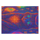 聖なるネオン猫 テーブルクロス (正面(横))