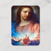 聖なるハートと聖別祈りの言葉 エンクロージャーカード (正面)