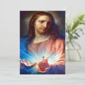 聖なるハートと聖別祈りの言葉 シーズンカード (スタンド正面)