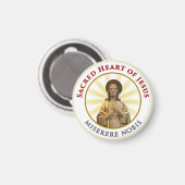 聖なるハートのイエスミゼレノビス マグネット (正面/裏面)