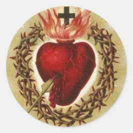聖なるハートのイエスヴィンテージカトリック教会 ラウンドシール