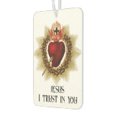 聖なるハートのイエス伝統的・カトリック カーエアーフレッシュナー (左)